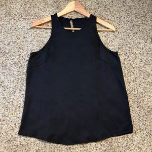 Milly black halter neck pullover top